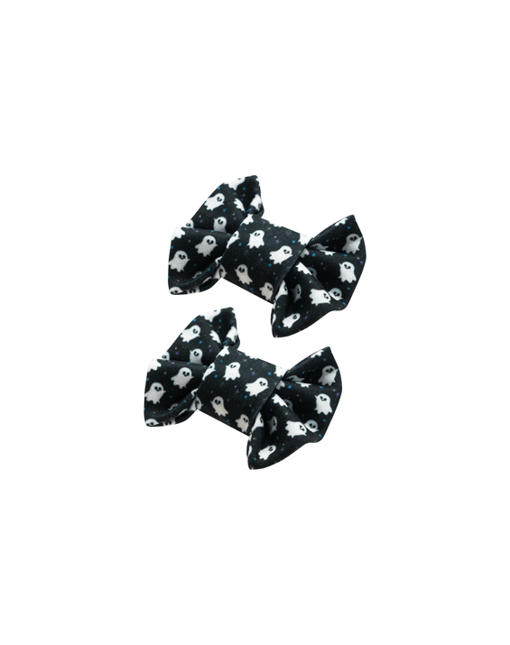 Happy Ghost Bow Clips