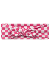 Hot Pink Checkered Headband