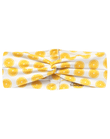 Lemon Turban Headband for Mom