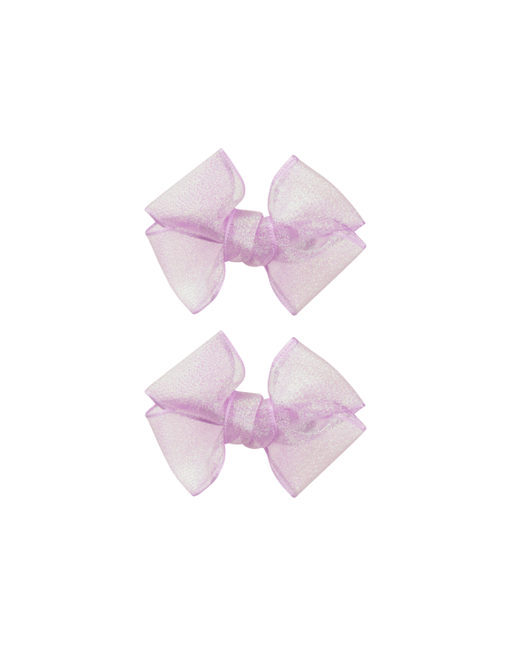 Lilac Daydream Bow Clips