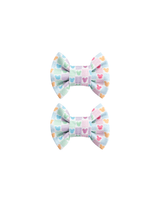Magic Checkered Bow Clips