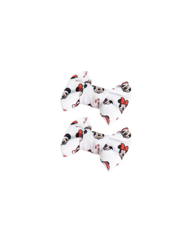 Merry Mouse Candy Canes Bow Clips