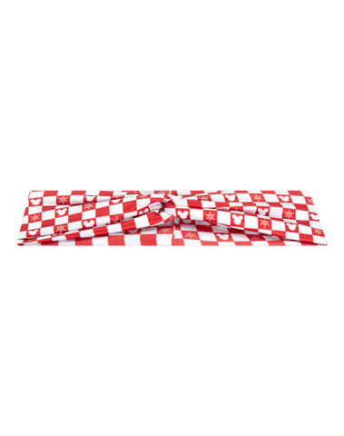 Merry Mouse Checkers Mom Headband