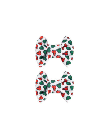 Merry Mouse Ornaments Bow Clips
