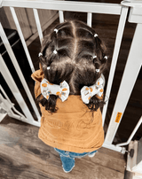 Pumpkin Spice Bow Clips