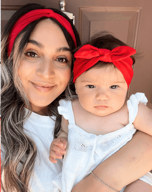 Red Mom Headband