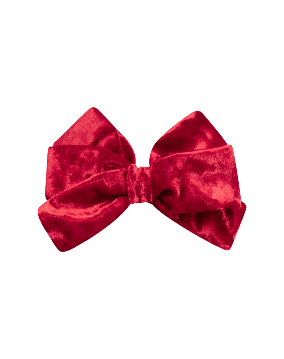 Red Velvet Hair Bow