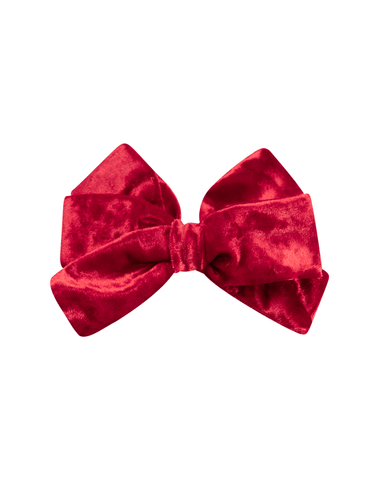 Red Velvet Hair Bow