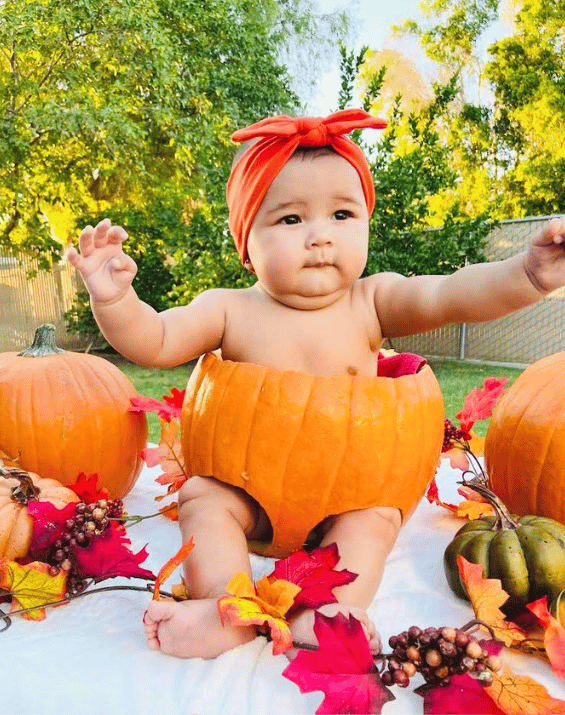 Smashed Pumpkin Headband