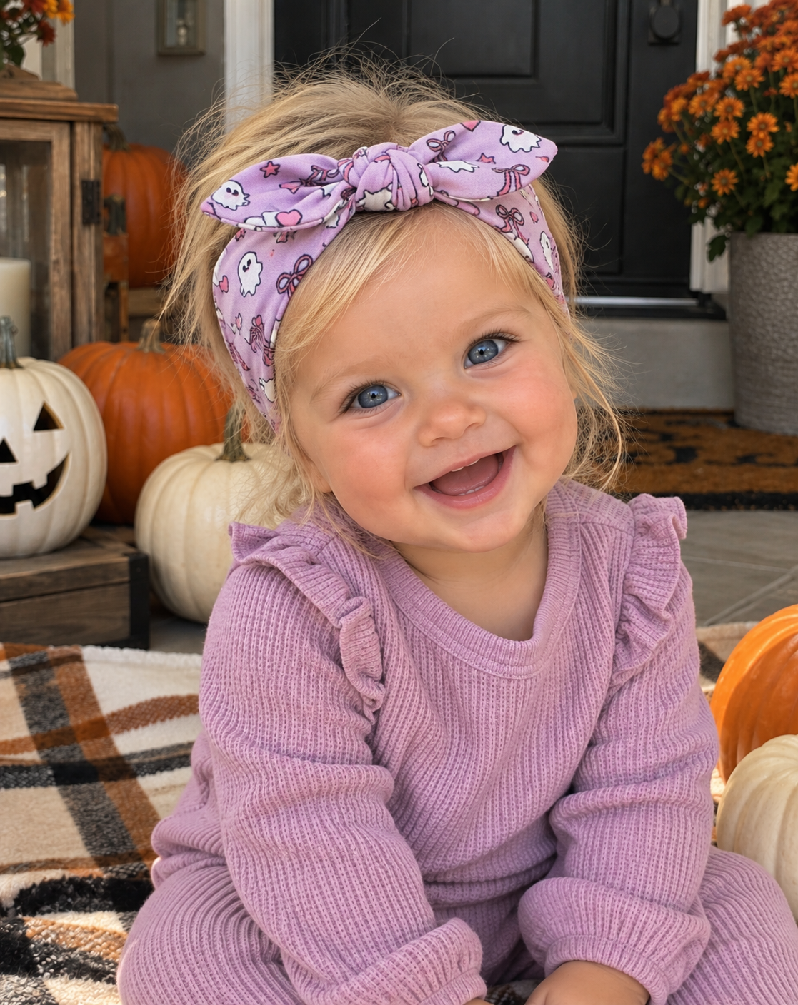 Coquette Girly Ghost Headband