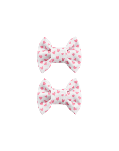 Sweetheart Mickey Bow Clips