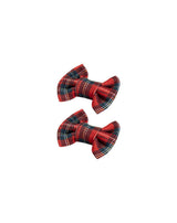 Tartan Bow Clips