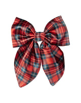 Tartan Satin Fable Bow