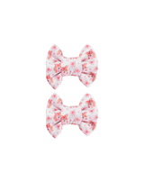 Unicorn Print Bow Clips