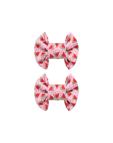 Watermelon Bow Clips