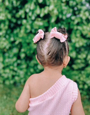 Bubblegum Pink Bow Clips