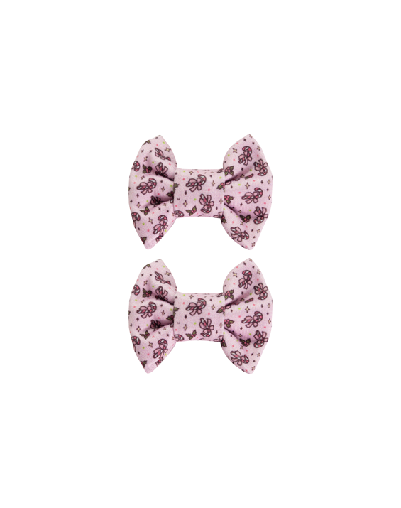 Candy Cane Dreams Bow Clips