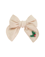 Cream Linen Holly Fable Bow