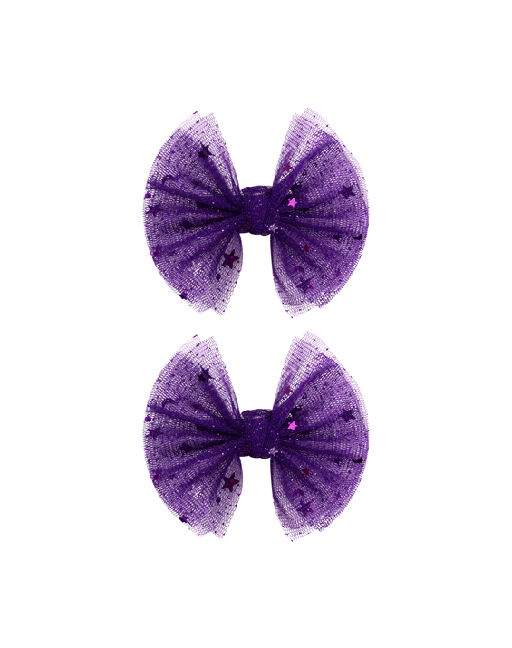 Hocus Pocus Tulle Bow Clips