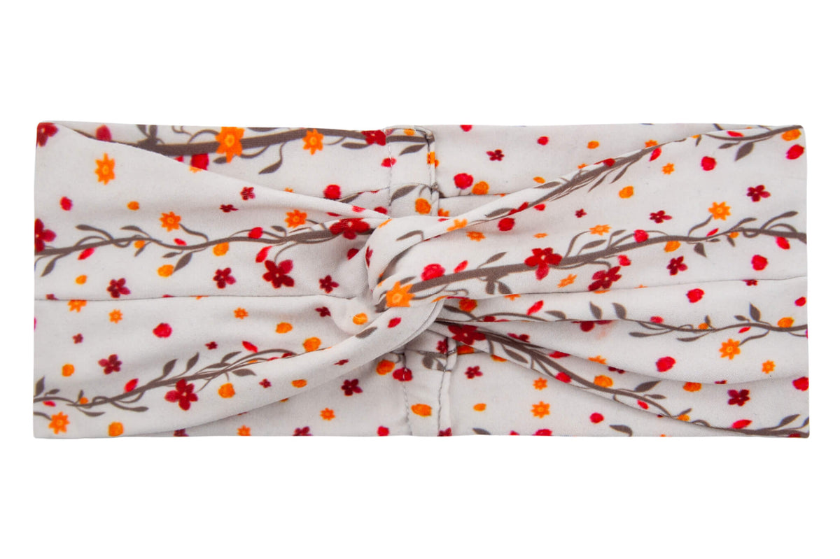 Mommy and me flower headbands featuring a rose print for moms from By Bella Boutique.