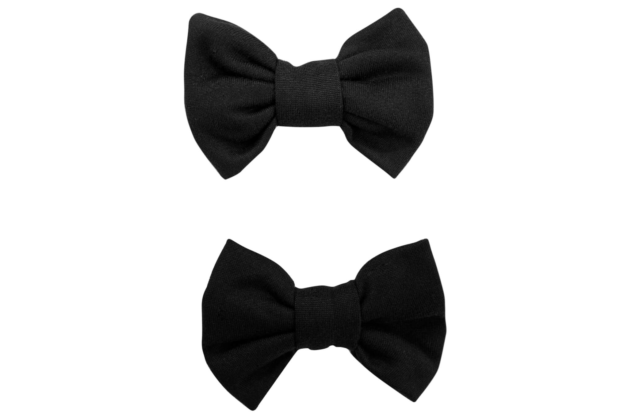 Black Bow Clips