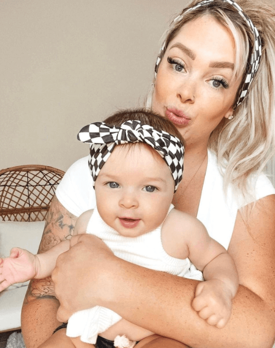 Checkerboard Mom Headband