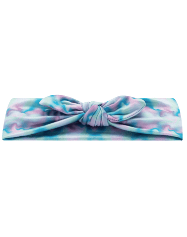 Cosmic Tie-Dye Print Top Knot Headband