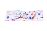 Blue and Orange Floral Headband