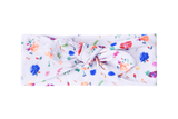 Blue and Orange Floral Headband