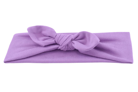 Lavender Top Knot Headband