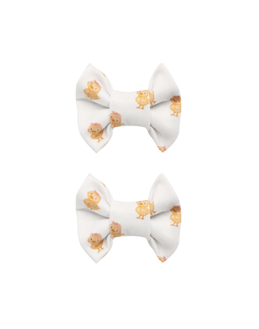 Little Chick Bow Clips