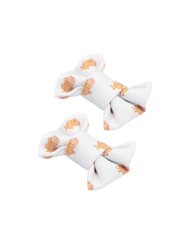 Little Chick Bow Clips