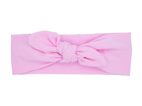 Pink Top Knot Headband By Bella Boutique 