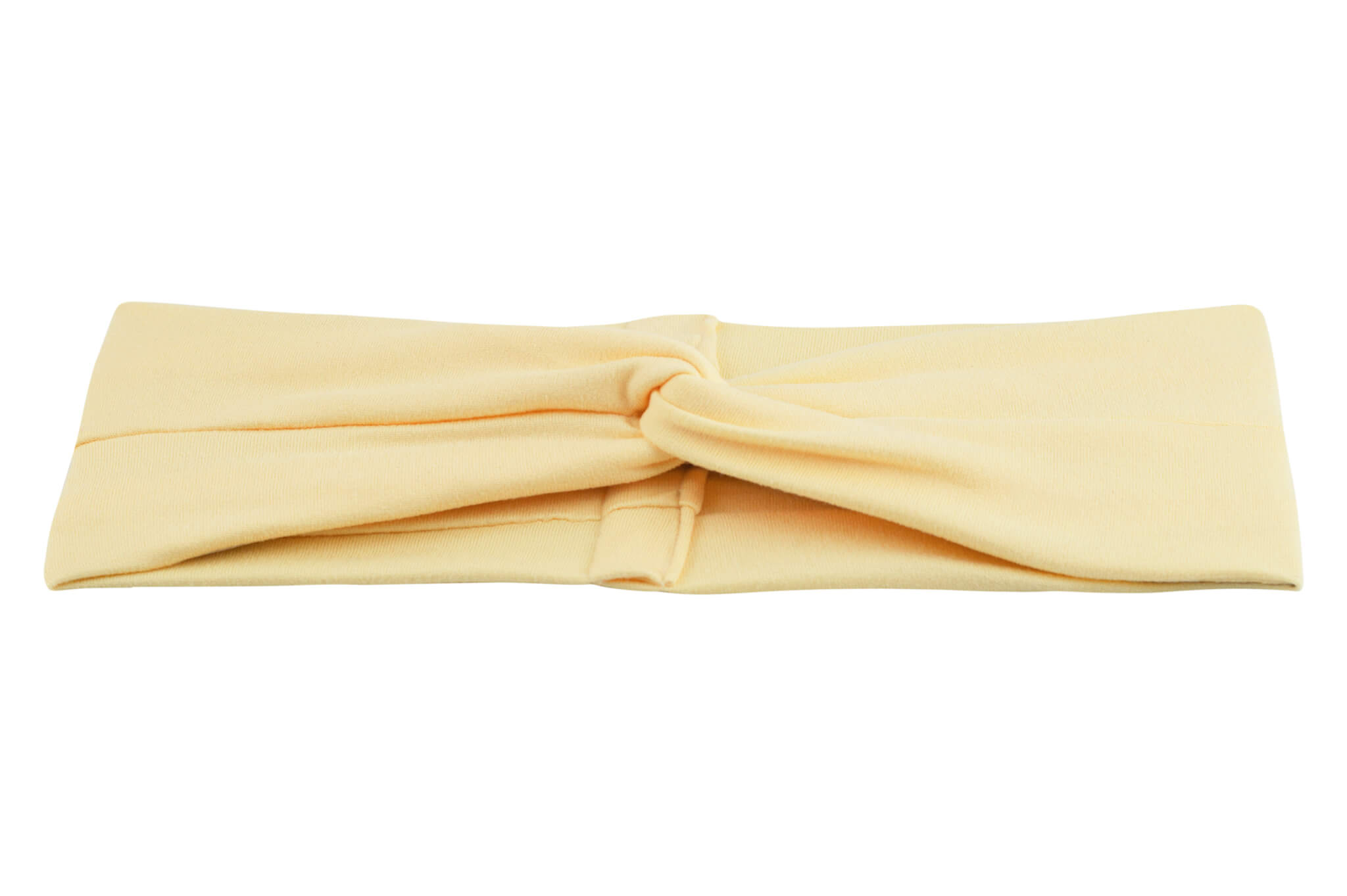 Pastel yellow turban headband for mom from By Bella Boutique.