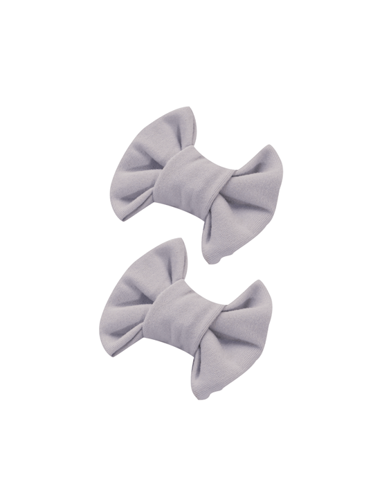 Periwinkle Bow Clips