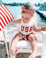 Red Stripe Headband
