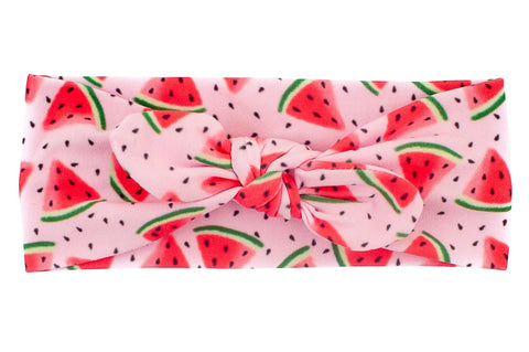 Watermelon bow headband for girls from By Bella Boutique.