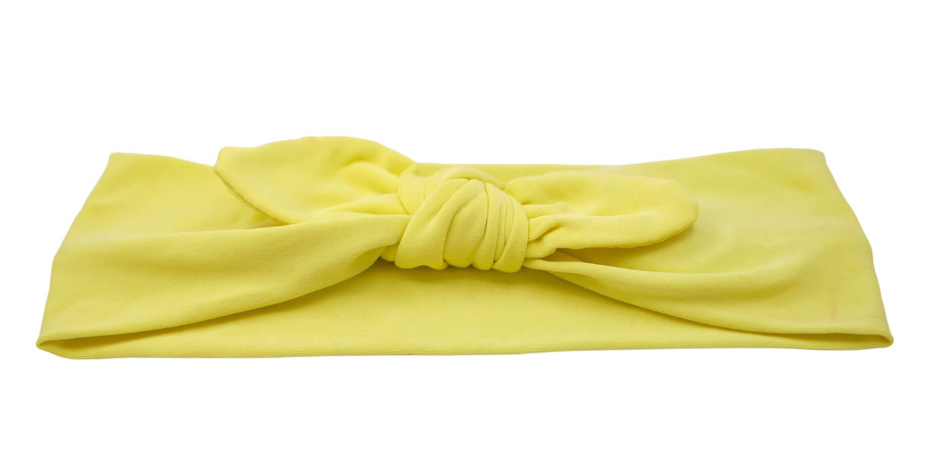 Yellow Top Knot Headband